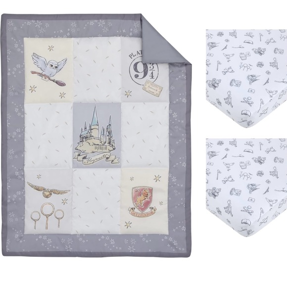 Harry Potter Mini Crib Comforter Set - Picture 2 of 4